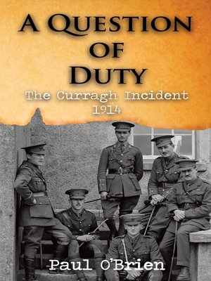 cover image of A Question of Duty